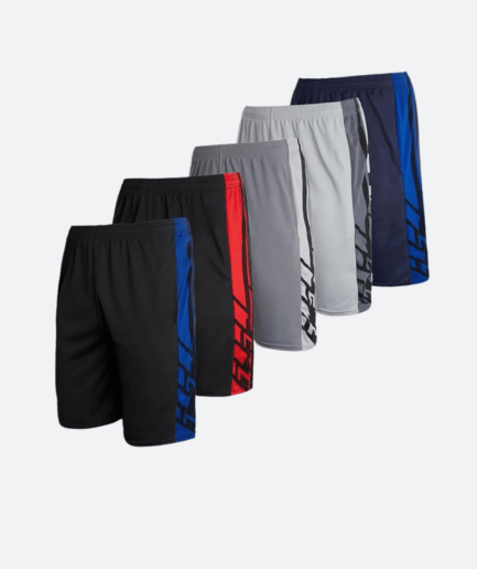"Boost Your Workout: 3 & 5 Pack Men's Mesh Gym Shorts"